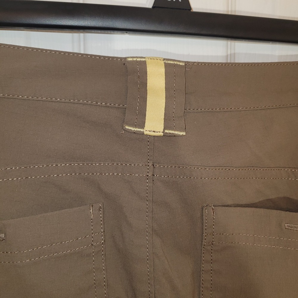 Duluth Trading Co Womens 6x31 Beige Nylon Spandex Cargo Pants‎ Hiking Outdoor - Picture 9 of 16